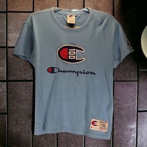 Champion Men's Small T-shirt *Vintage* "100" S